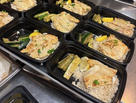 Garlic Butter Fish Plate